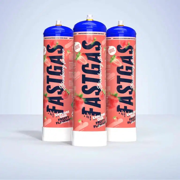 Nitrous Oxide Tube – 3 Pack Strawberry