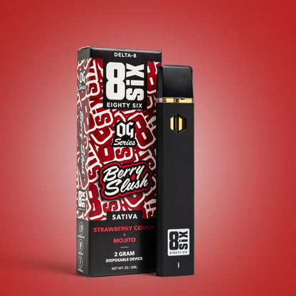Berry Slush Delta-8 THC 2G Disposable (Strawberry Cough)