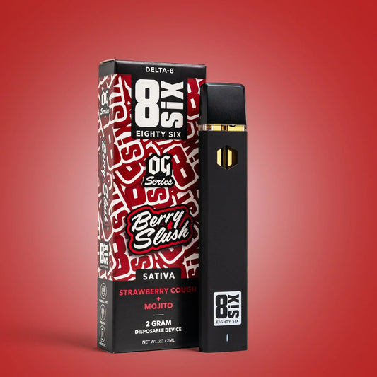 Berry Slush Delta-8 THC 2G Disposable (Strawberry Cough)