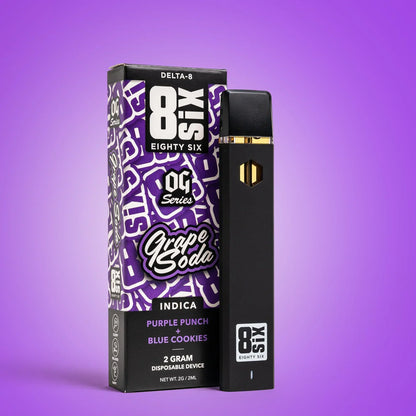 Grape Soda Delta-8 THC 2G Disposable (Purple Punch)