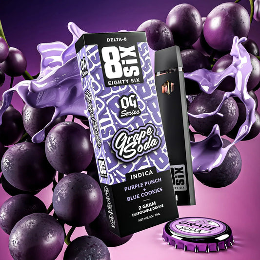 Grape Soda Delta-8 THC 2G Disposable (Purple Punch)