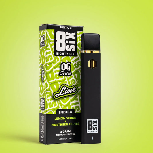 Lime Delta-8 THC 2G Disposable (Lemon Skunk)