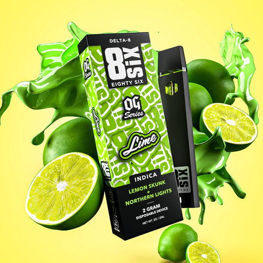 Lime Delta-8 THC 2G Disposable (Lemon Skunk)