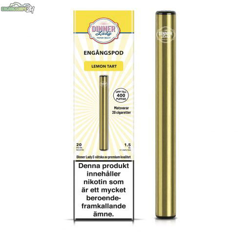 Dinner Lady Lemon Tart 20mg 400 Puffs