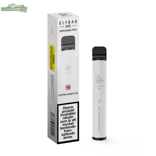 Elf Bar 600 Cotton Candy Ice 20mg 600 Puffar