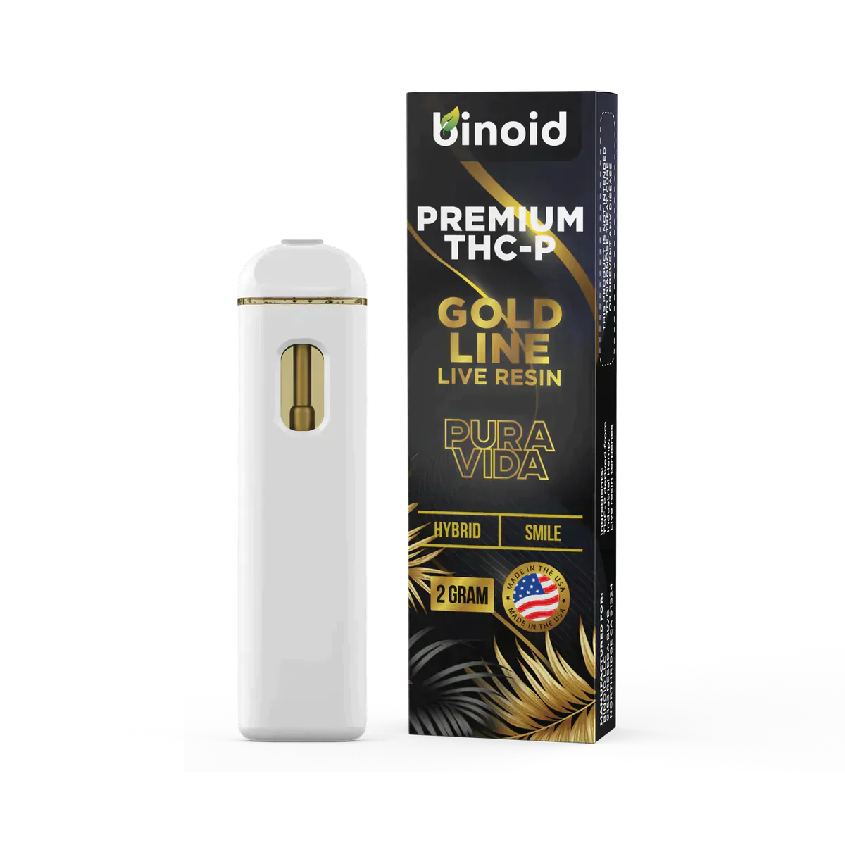 Pura Vida THC Vape Live Resin 2G