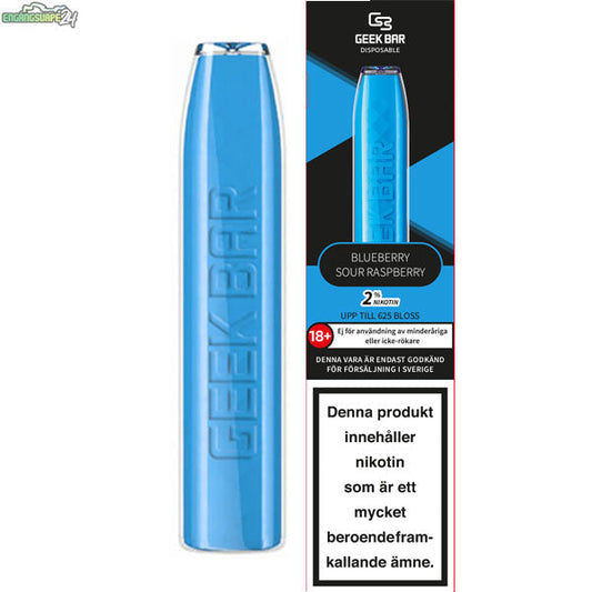 Geek Bar Blueberry Sour Raspberry 20mg 625 Puffar