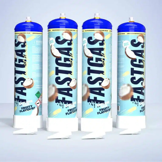 Nitrous Oxide 640g Tube – 4 Pack Coconut 