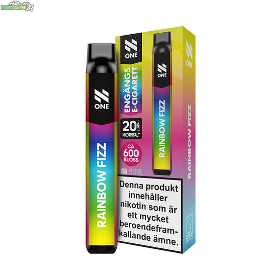N One Rainbow Fizz 20mg 600 Puffar